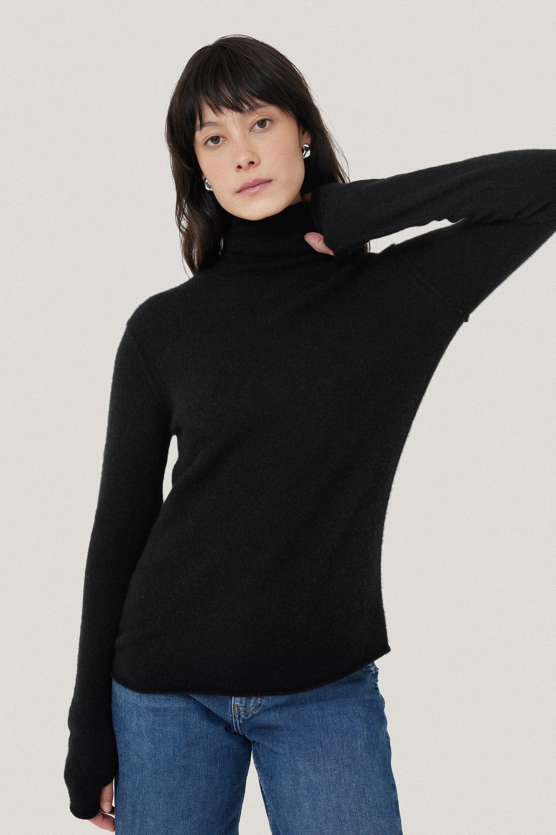 Jigsaw black jumper clearance