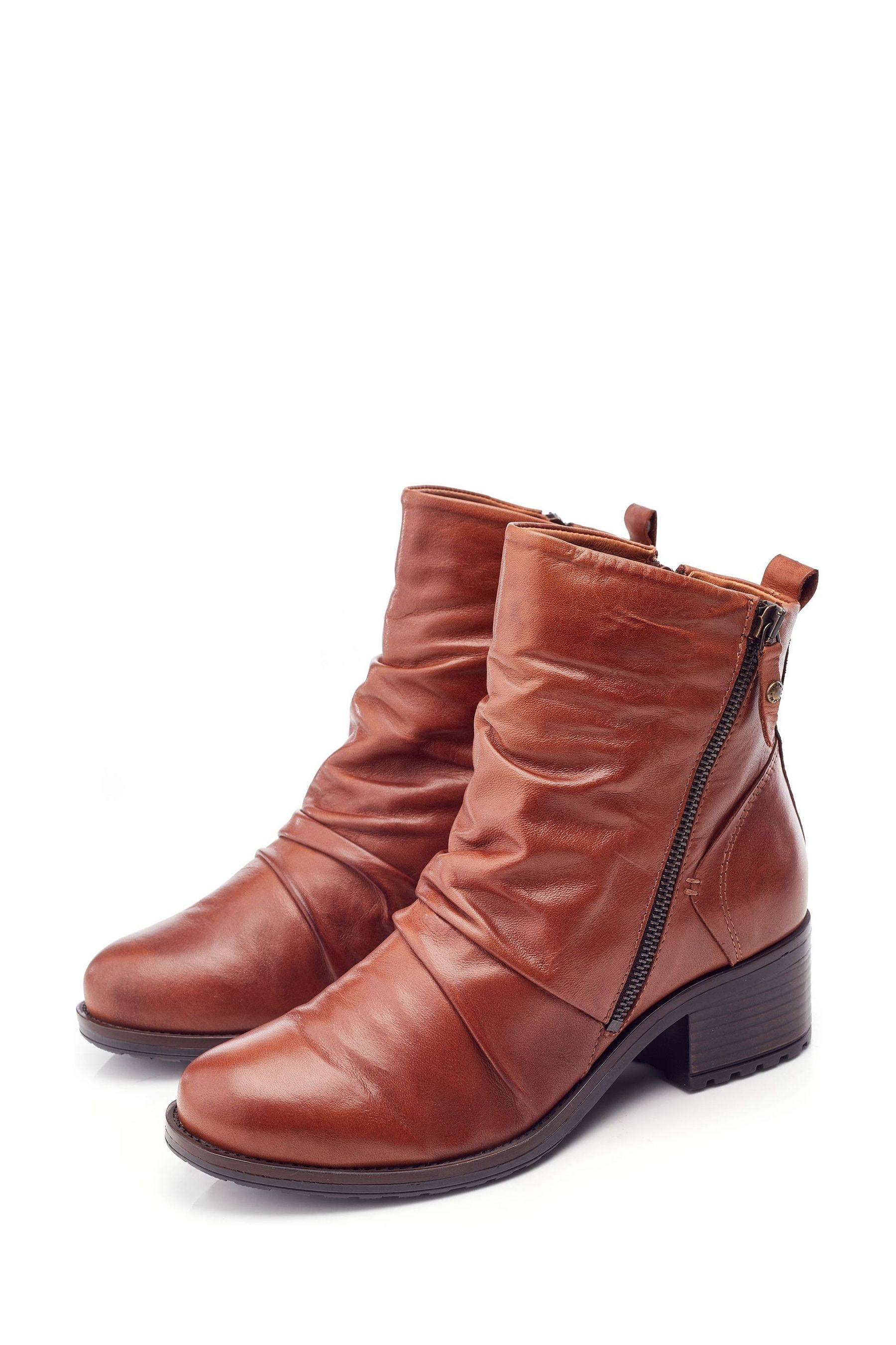 Moda in pelle lanci ankle boot online