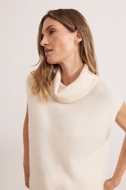 Phase Eight Cream Ginny Cowl Neck Tank - Image 4 of 7