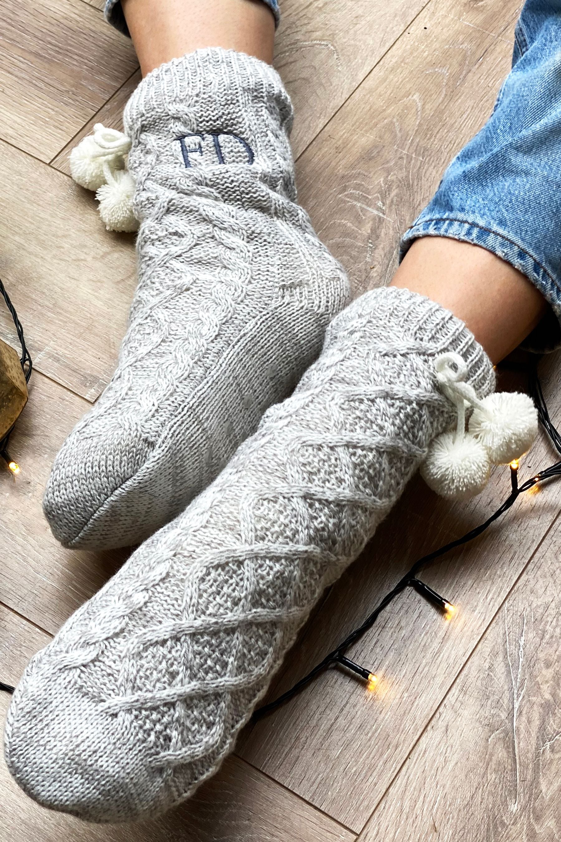 Pom pom slippers online cheap