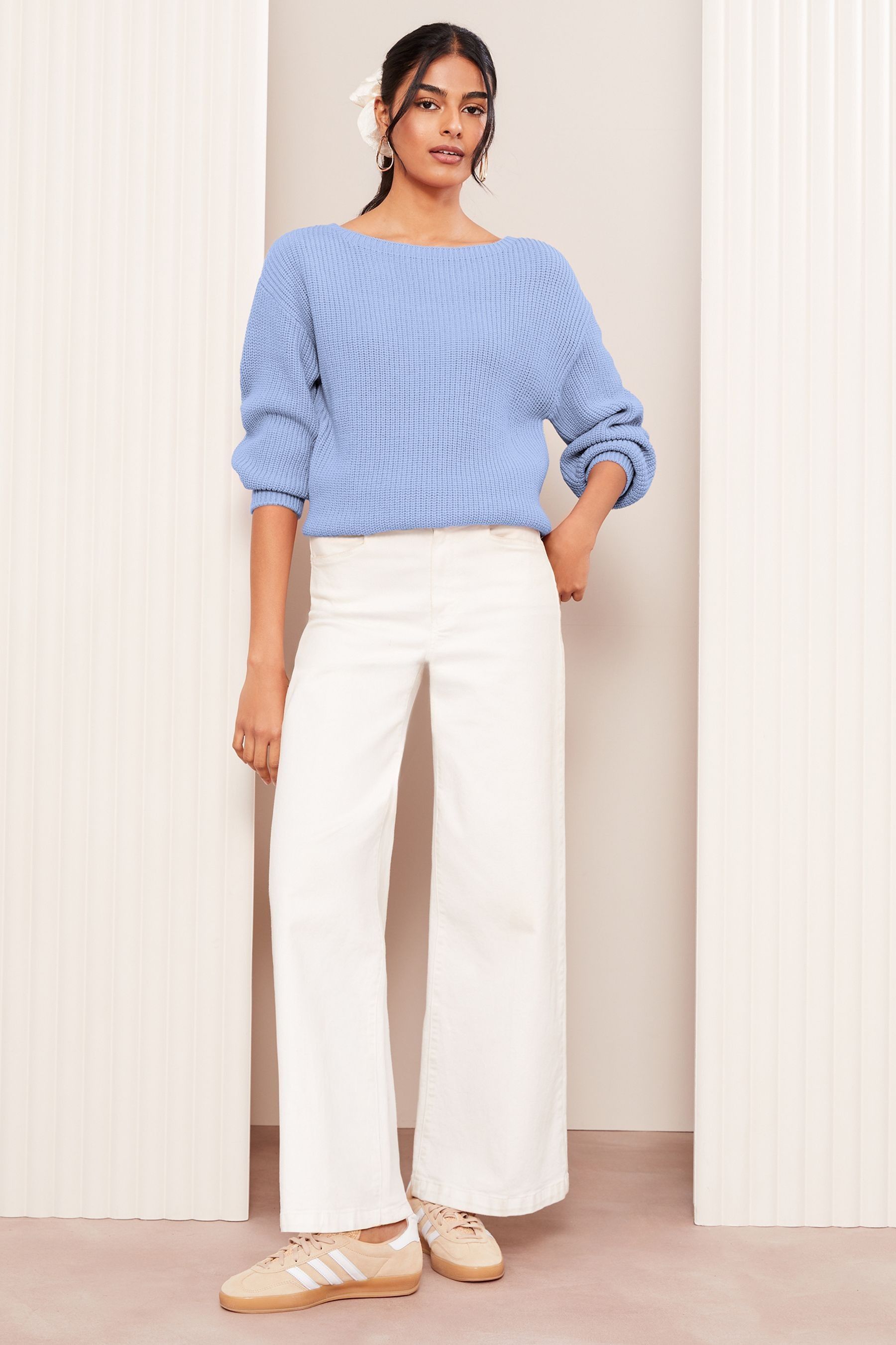 Next off shoulder jumper best sale