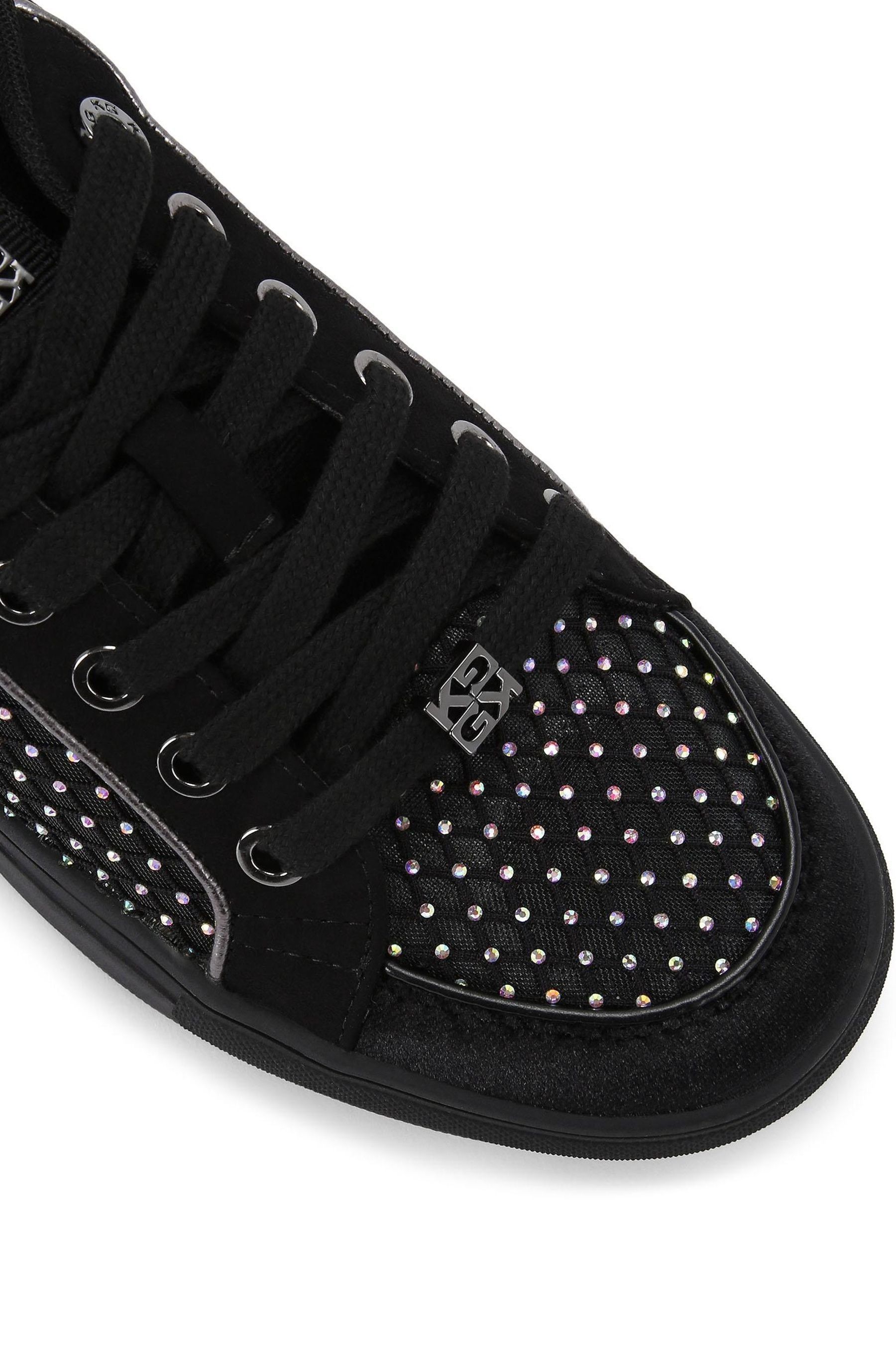 Buy KG Kurt Geiger Kingly Gem Black Trainers from Next Mexico