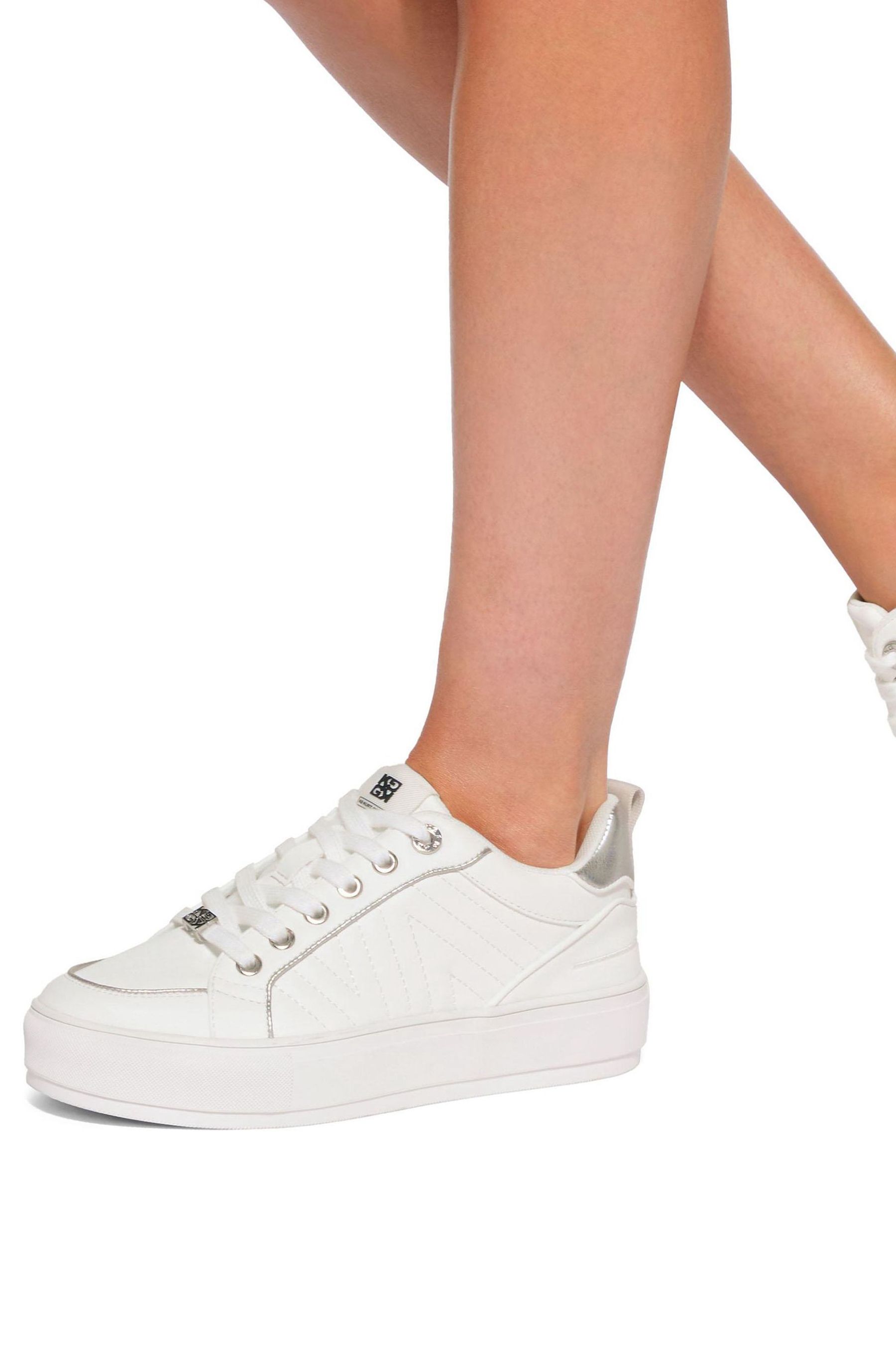 KG Kurt Geiger Kingly Trainers 8 EU 41 White Womens