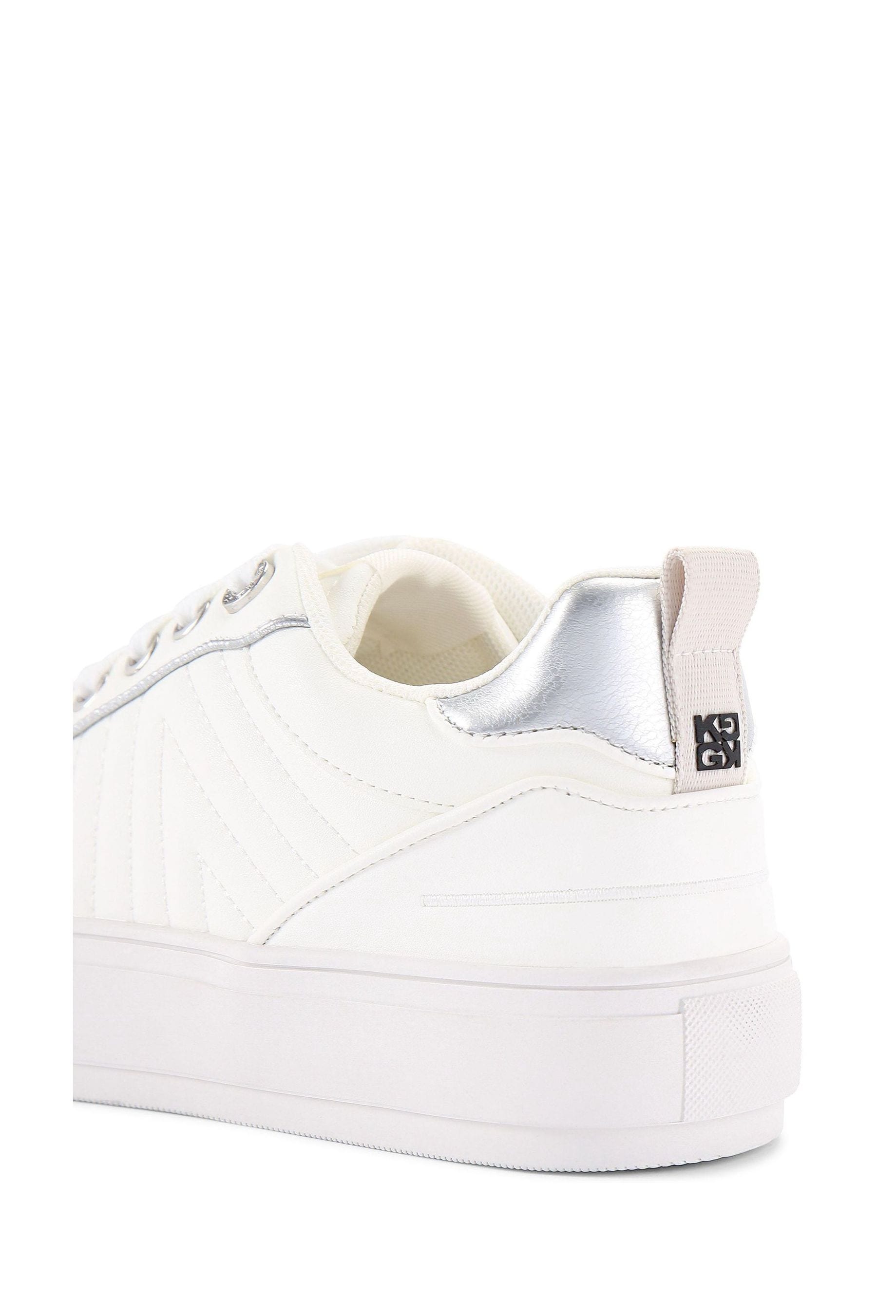 KG Kurt Geiger Kingly Trainers 8 EU 41 White Womens