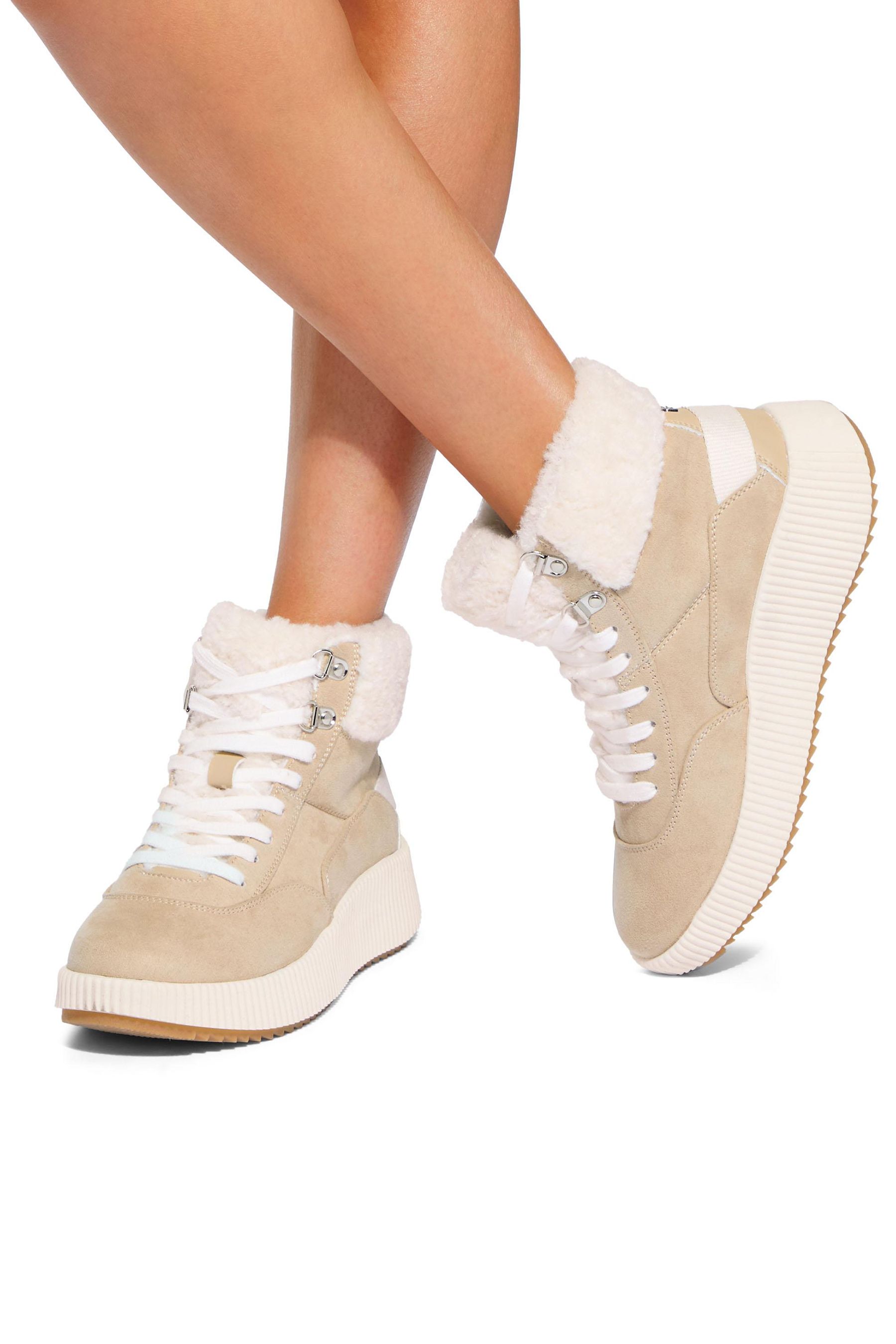 Buy KG Kurt Geiger Later Borg Ankle Trainers from Next Gibraltar