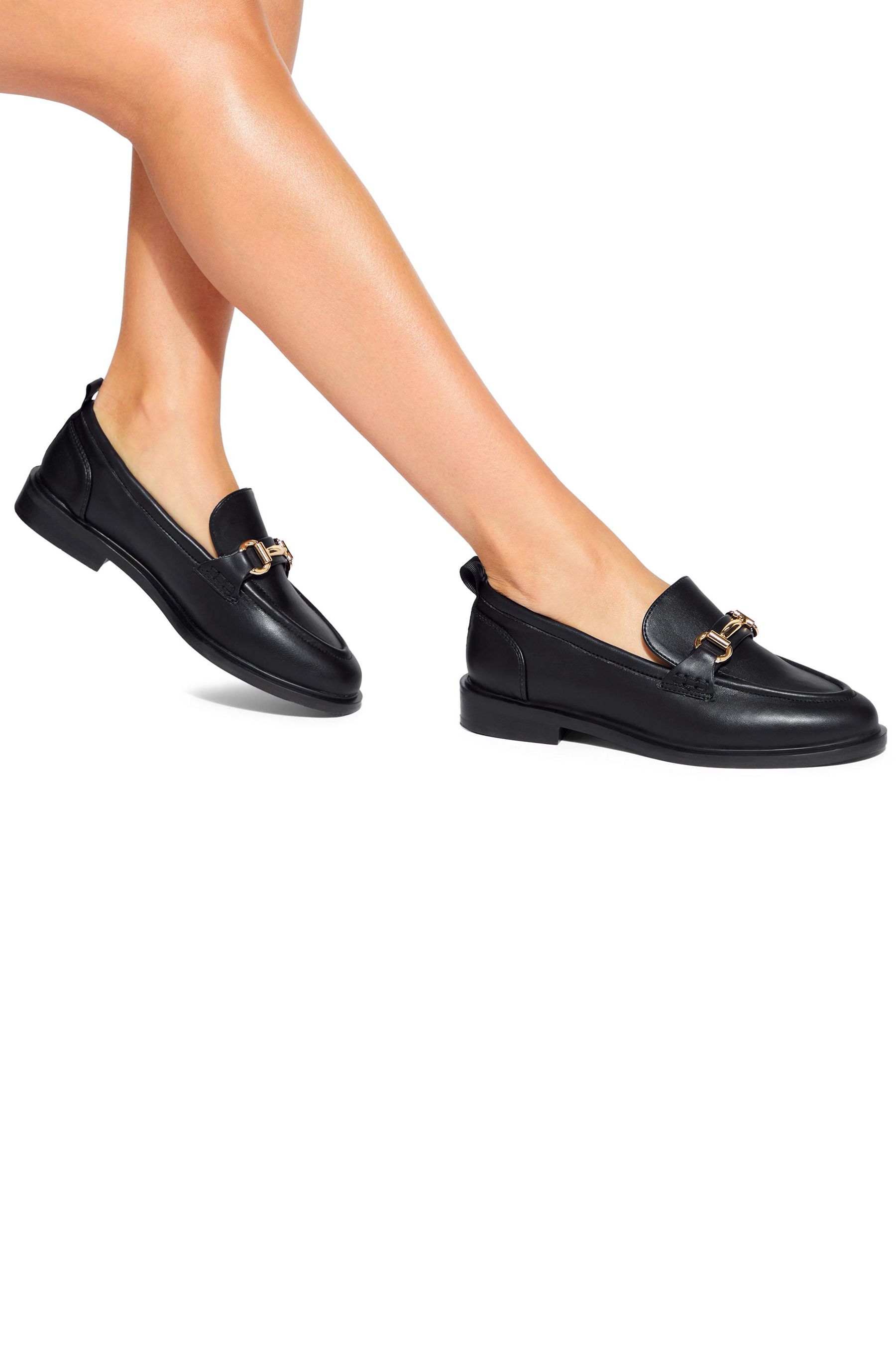 Miss kg black loafers on sale