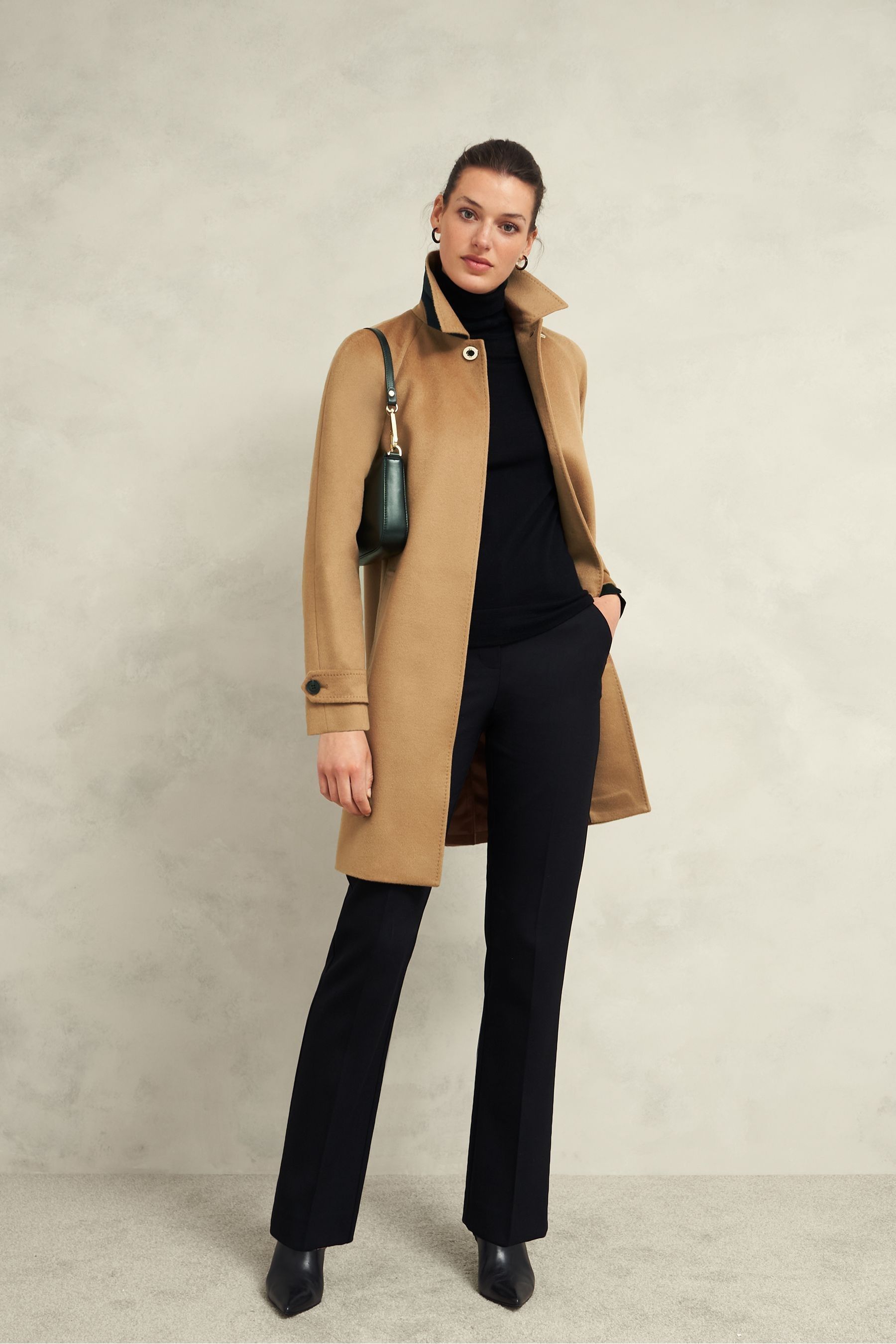 Buy Hobbs Brown Vivienne Wool Coat from the Next UK online shop