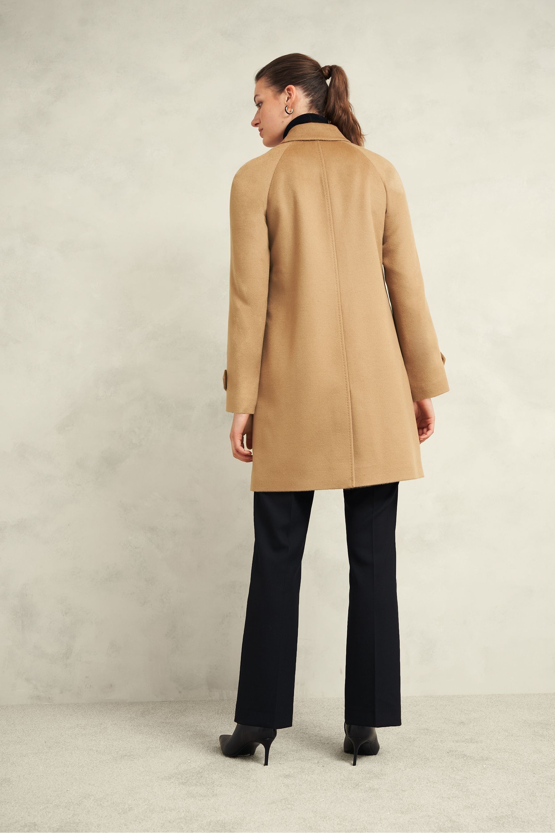 Buy Hobbs Brown Vivienne Wool Coat from the Next UK online shop