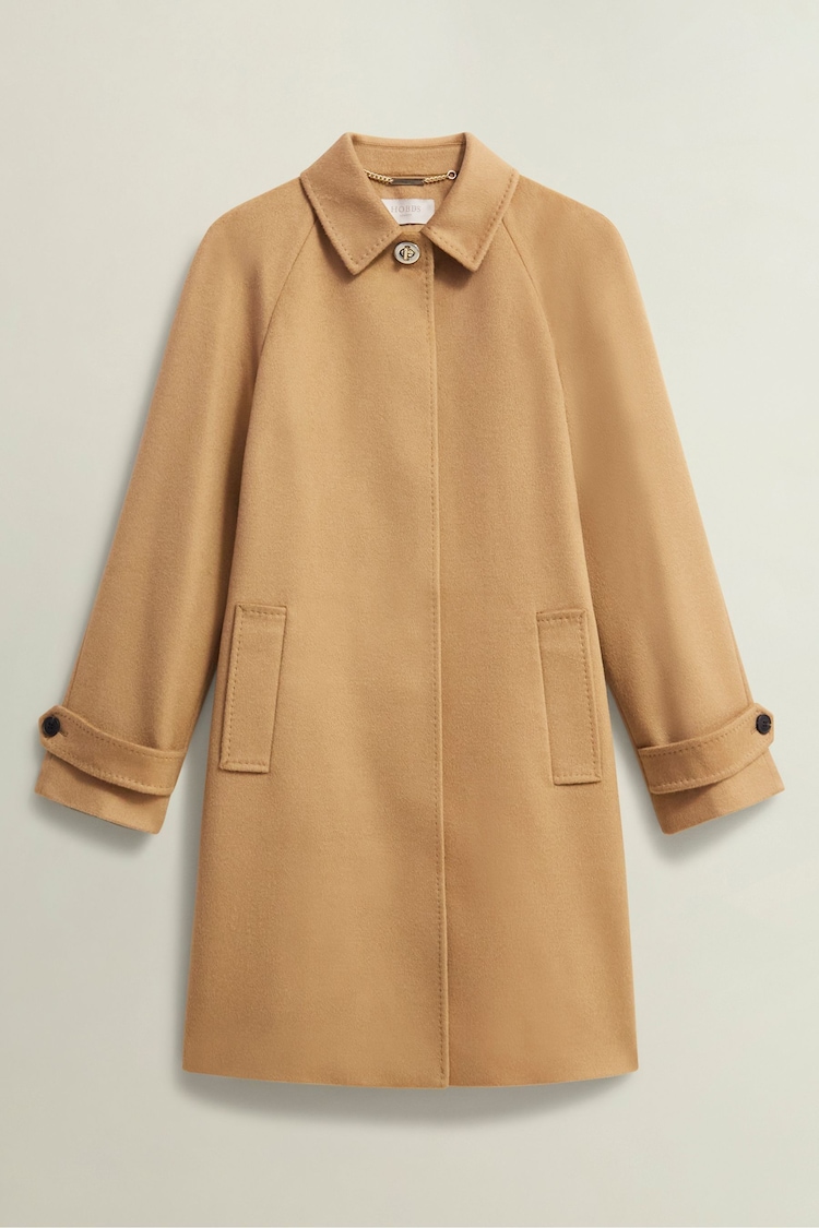 Hobbs Brown Vivienne Wool Coat - Image 4 of 4