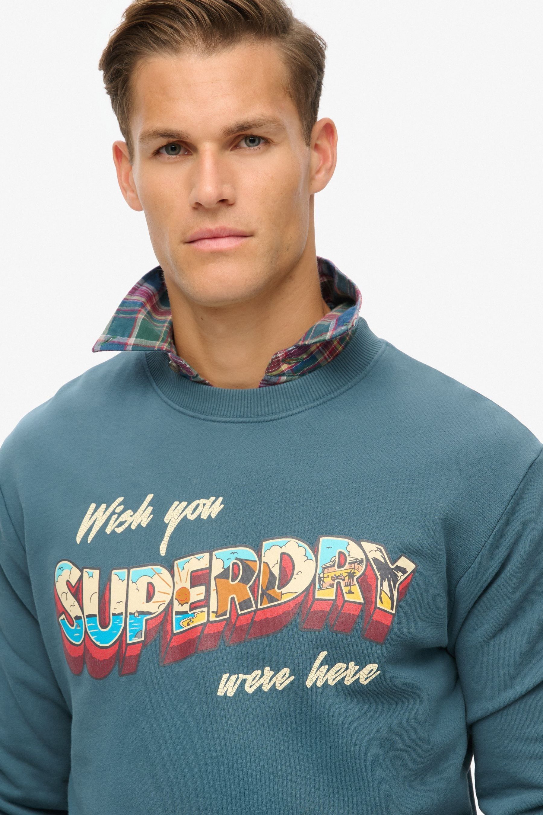 Superdry crew neck top