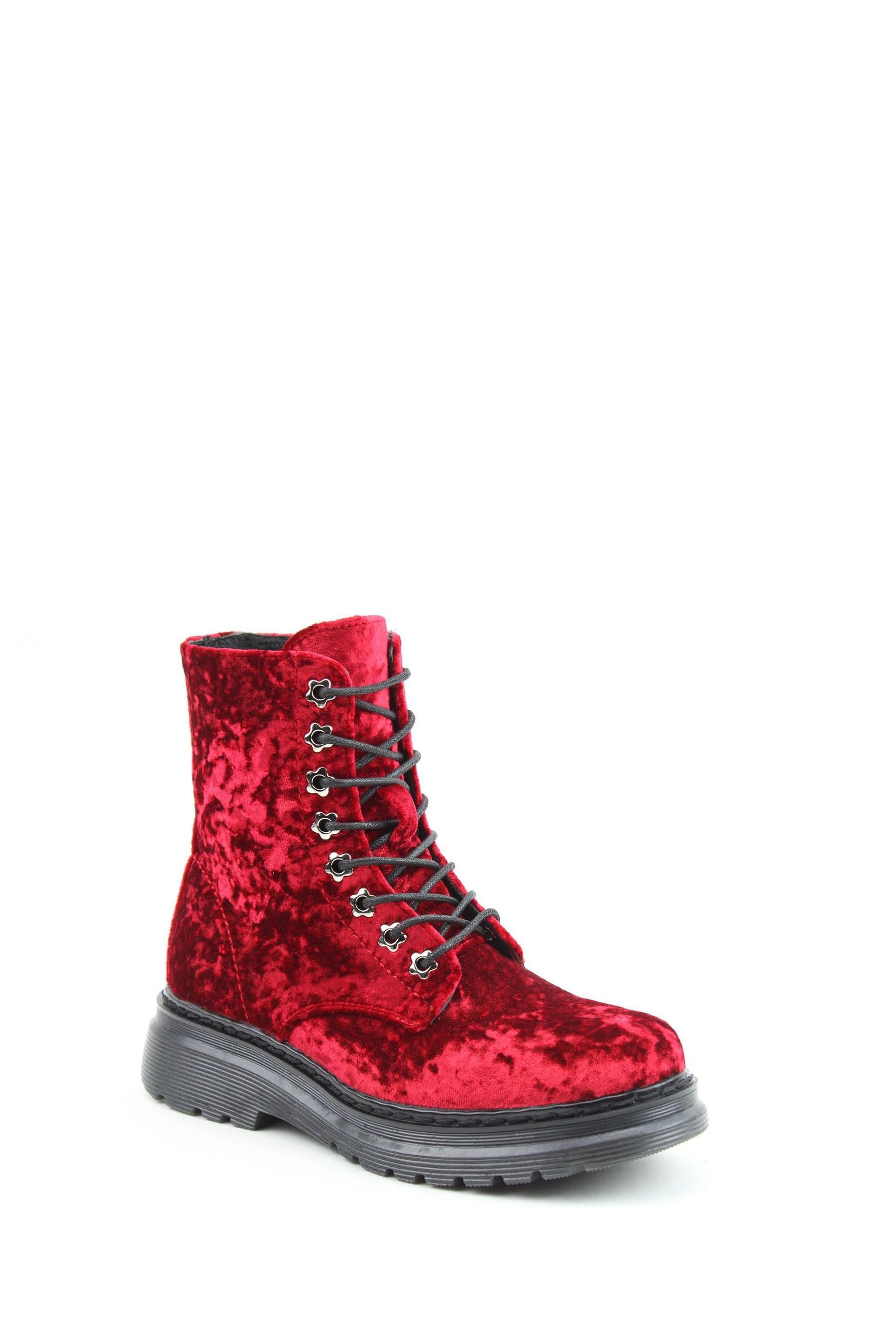 Buy Heavenly Feet Velour Eva Ankle Boots from the Next UK online shop