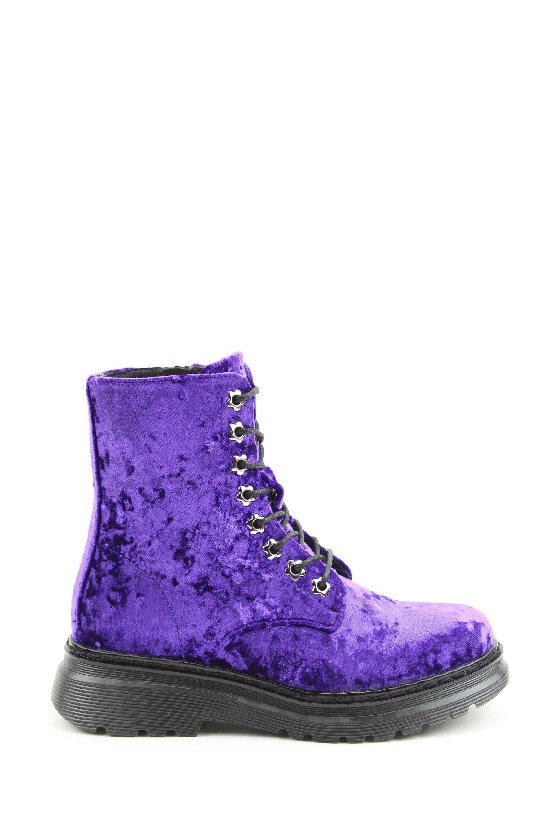 Buy Heavenly Feet Velour Eva Ankle Boots from the Next UK online shop