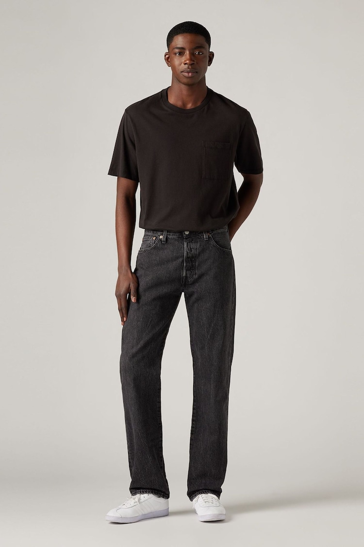 Levi's® Black Original Fit 501® 100% Cotton Jeans - Image 2 of 10