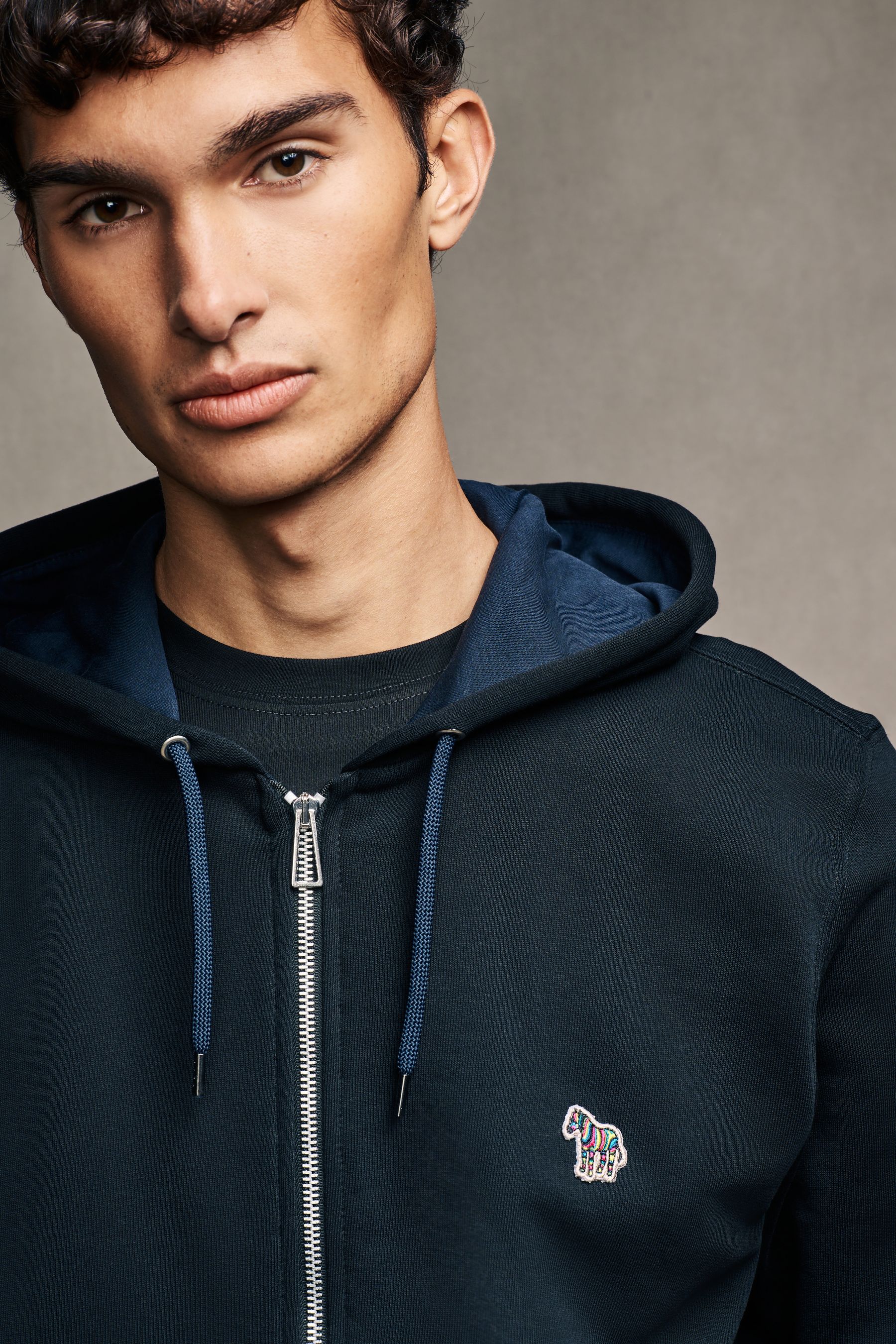 Buy PS Paul Smith Logo 100 Cotton Zip Through Hoodie from the Next UK online shop