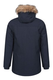 Mountain Warehouse Blue Mens Gorge Waterproof Long Jacket - Image 7 of 12