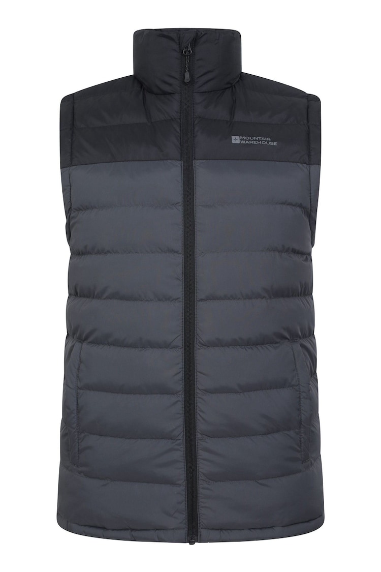 Mountain Warehouse Grey Mens Seasons II Water Resistant Padded Gilet - Image 1 of 5