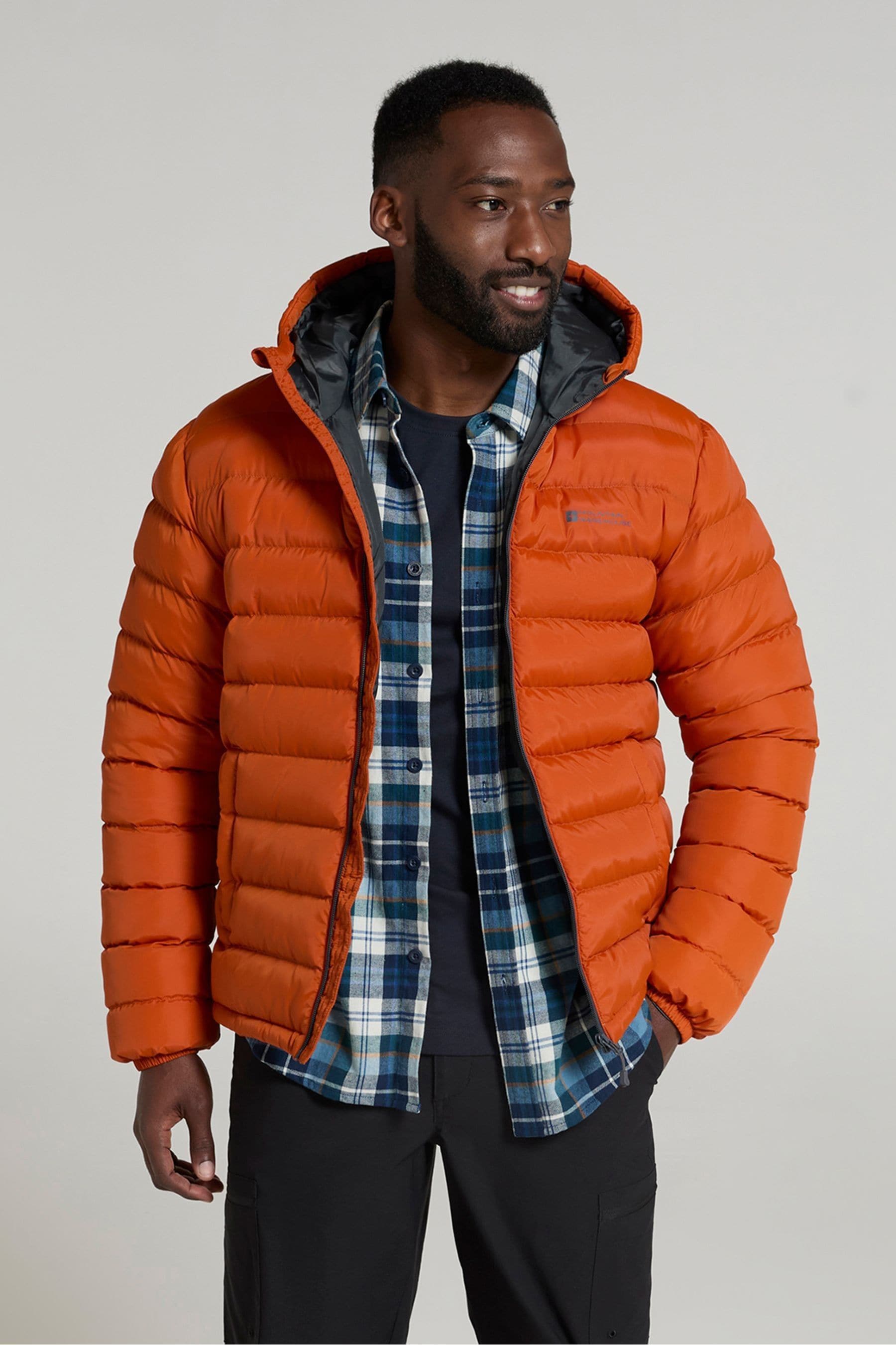 Buy Mountain Warehouse Orange Seasons II Mens Water Resistant Padded Jacket from Next Germany