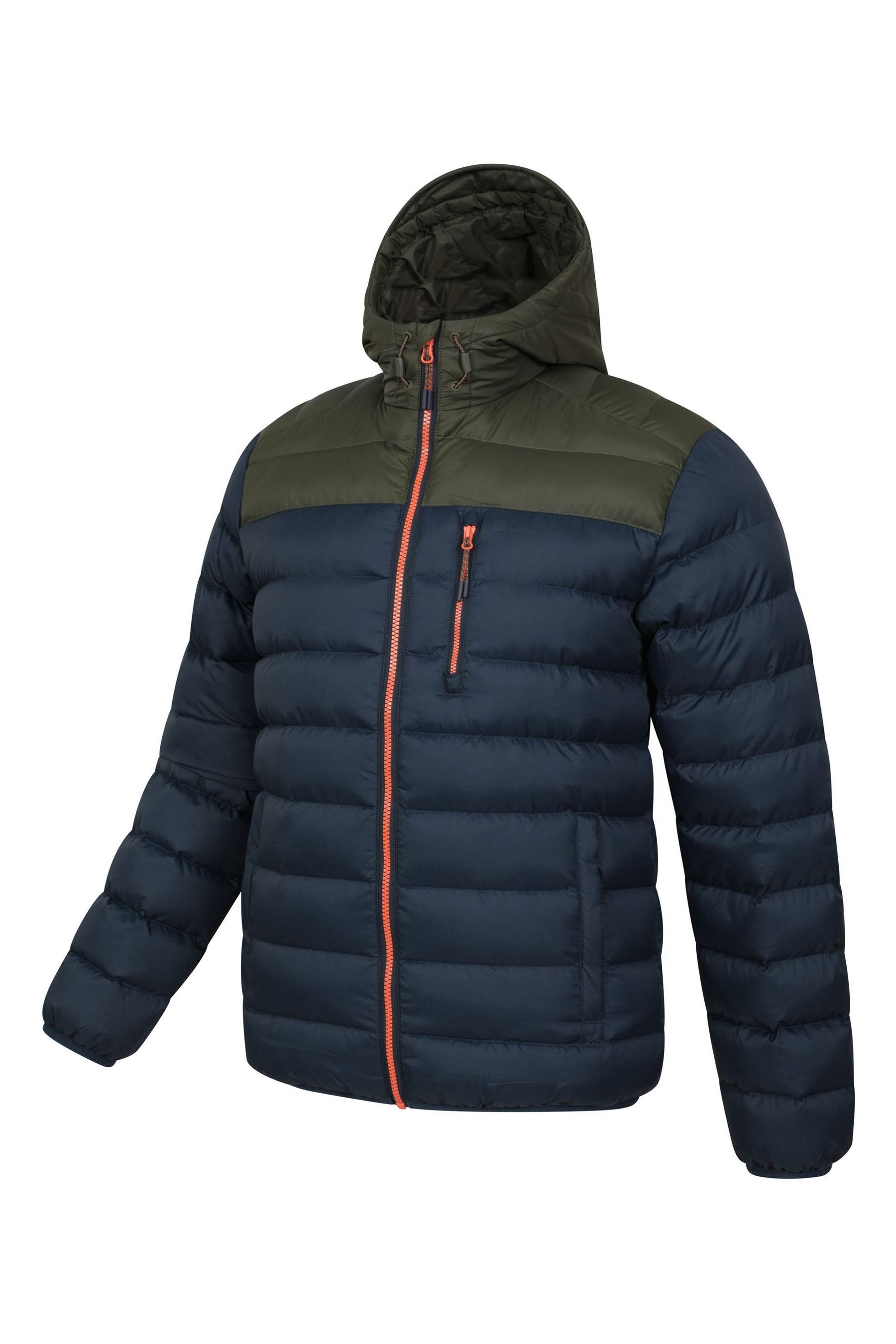 Mountain Warehouse Green Link Mens Water Resistant Padded Jacket Small