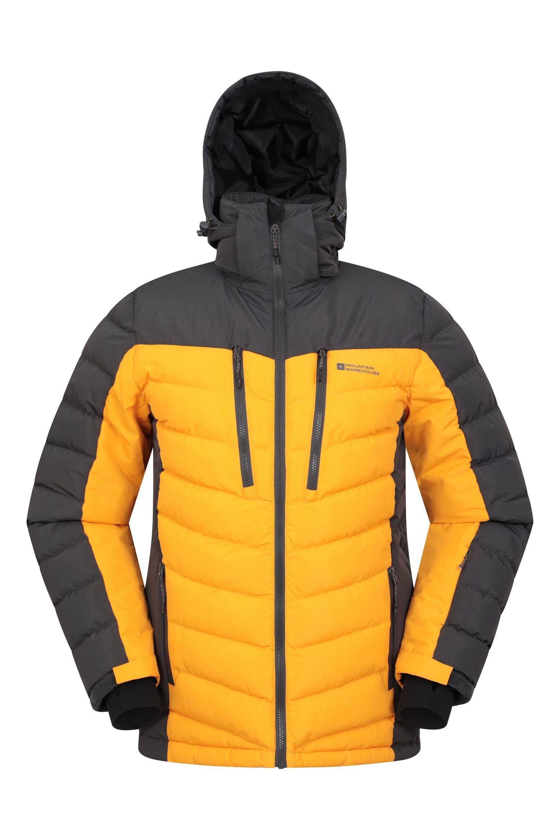 Mountain Warehouse Yellow Vulcan III Mens Ski Jacket