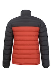 Mountain Warehouse Orange Mens Vista Water Resistant Padded Jacket - Image 3 of 5