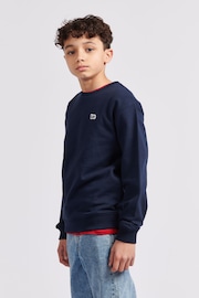 Lee Blue Boys Badge Sweatshirt - Image 4 of 8