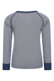 Mountain Warehouse Grey Merino II Kids Round Neck Thermal Top - Image 3 of 5