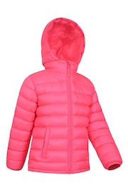 Mountain Warehouse Pink Kids Seasons II Water Resistant Padded Jacket - Image 4 of 5