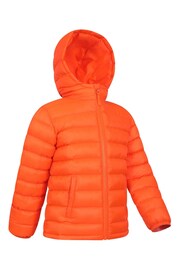 Mountain Warehouse Dark Orange Kids Seasons II Water Resistant Padded Jacket - Image 4 of 5