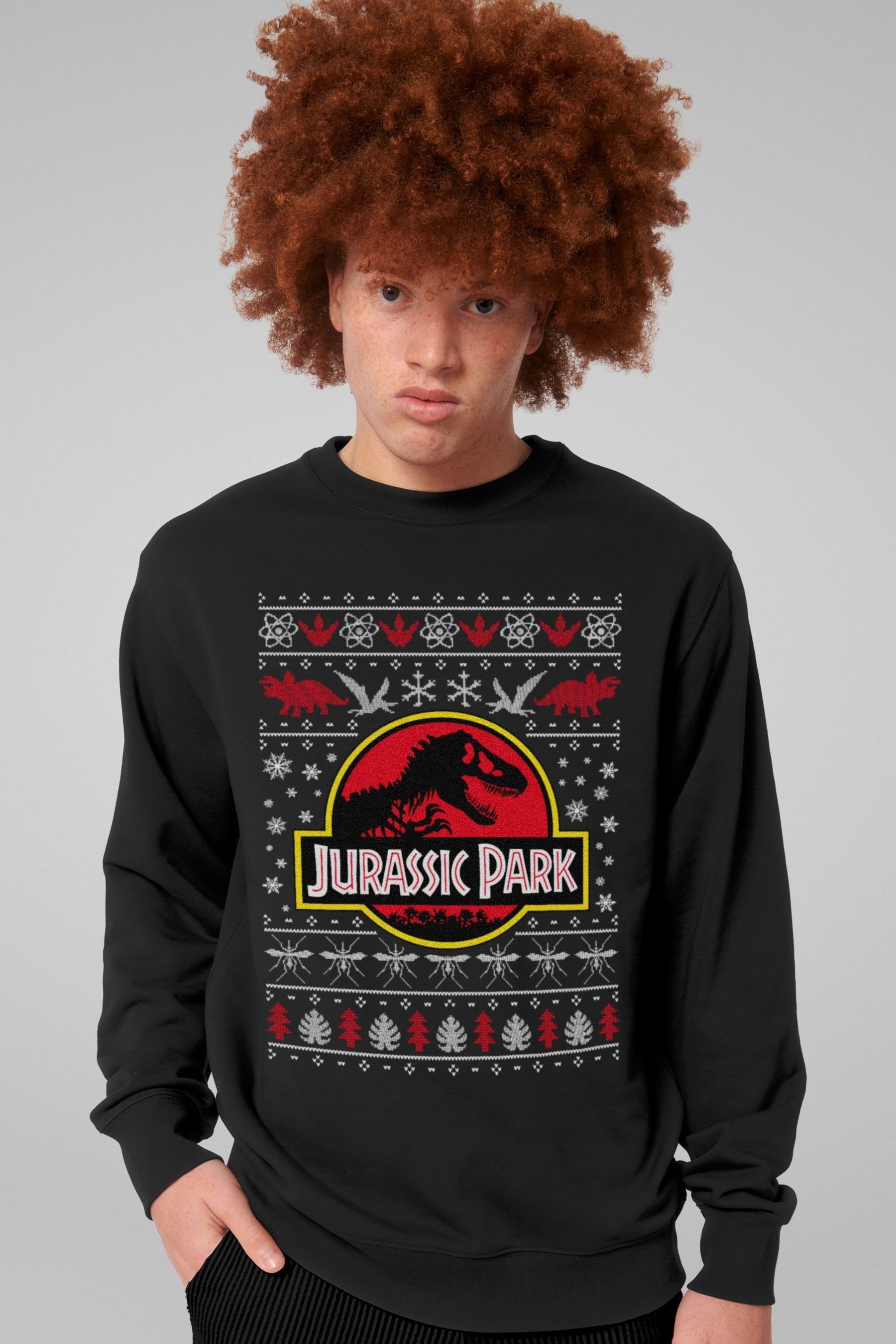 Jurassic park knitted christmas sweater online