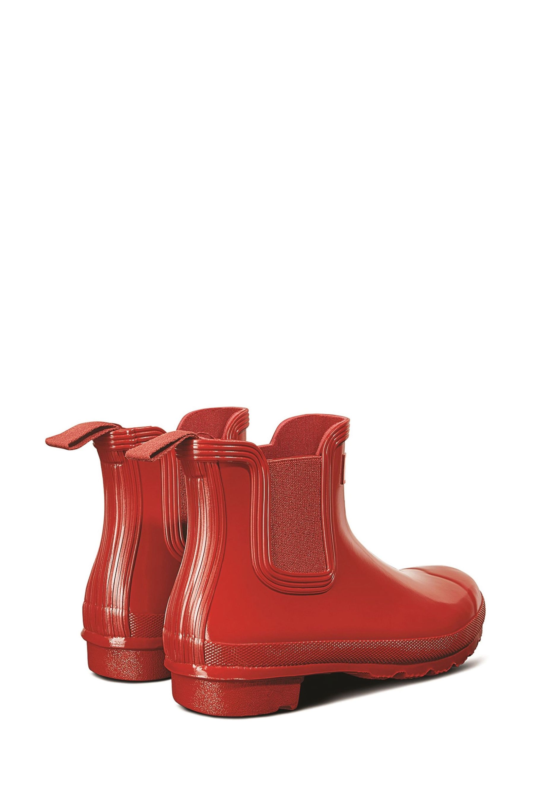 Buy Hunter Womens Red Original Chelsea Gloss Boots from the Next UK online shop