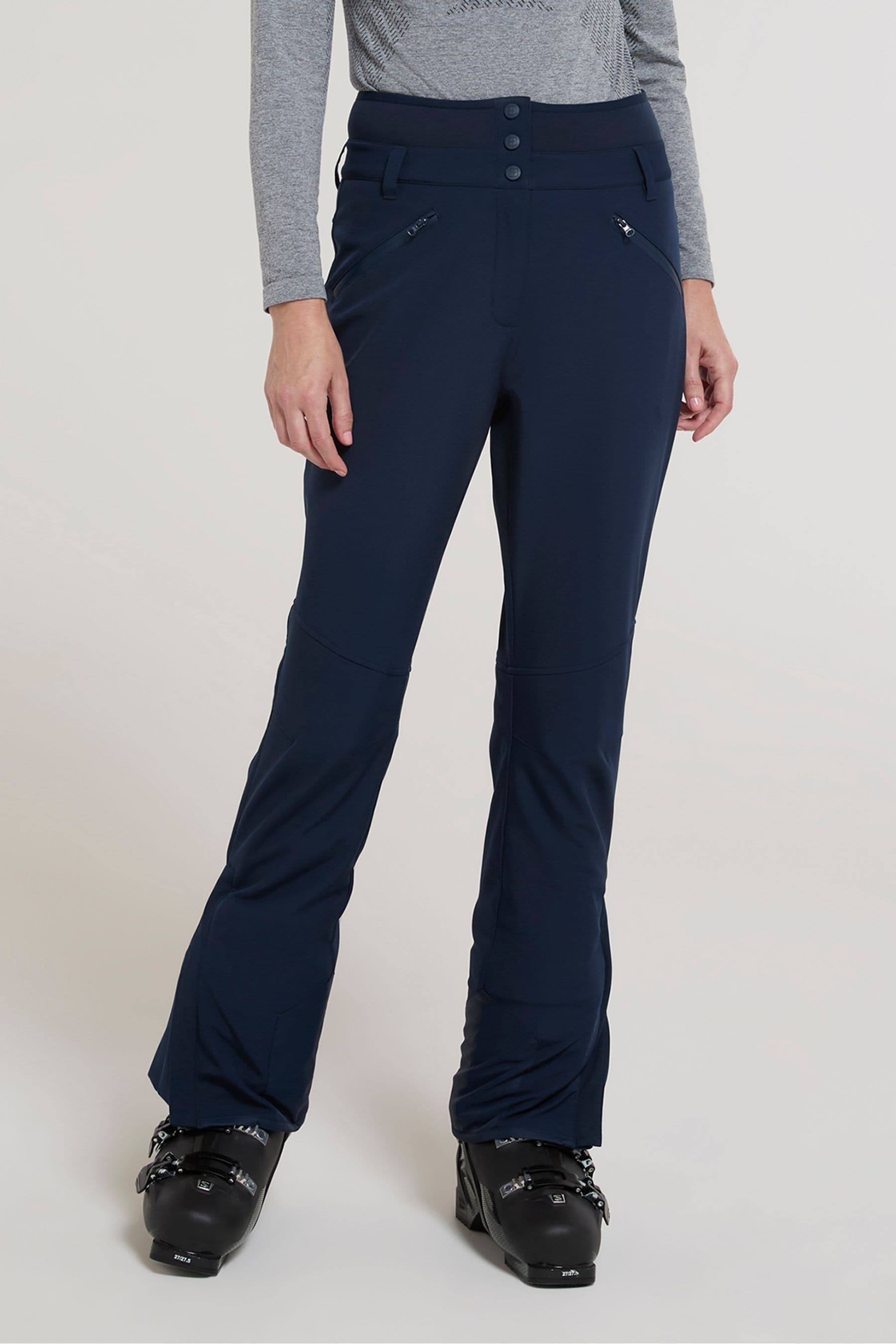 Buy Mountain Warehouse Blue Womens Avalanche High Waisted Slim Fit Ski Trousers from the Next UK online shop