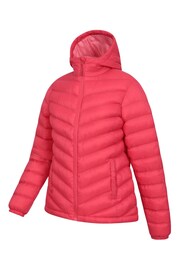 Mountain Warehouse Dark Pink Seasons Womens Water Resistant Padded Jacket - Image 4 of 5