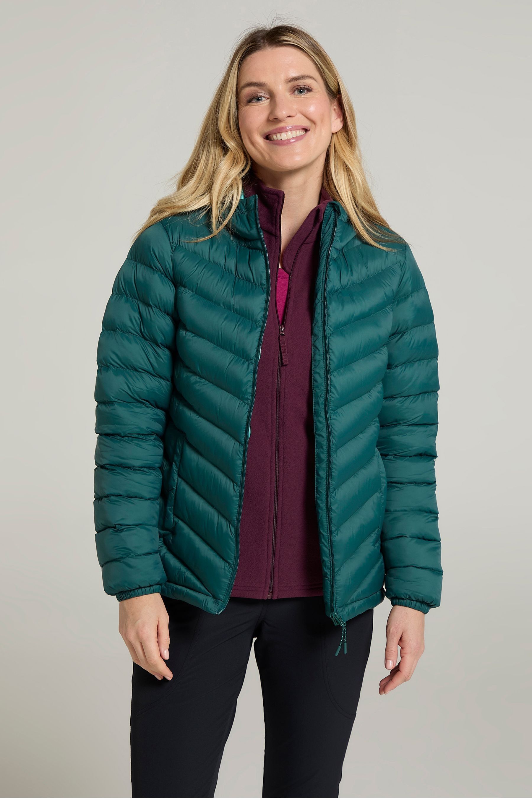 Mountain Warehouse Green Seasons Womens Water Resistant Padded Jacket