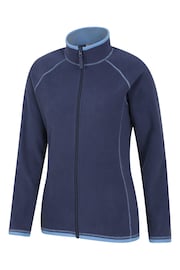 Mountain Warehouse Blue Womens Montana Full Zip Fleece - Image 4 of 5