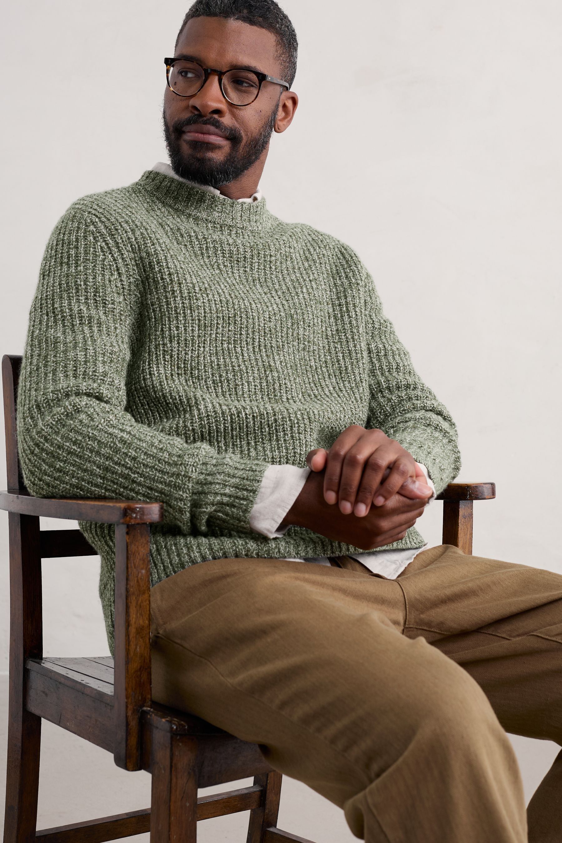 Ribbed jumper top
