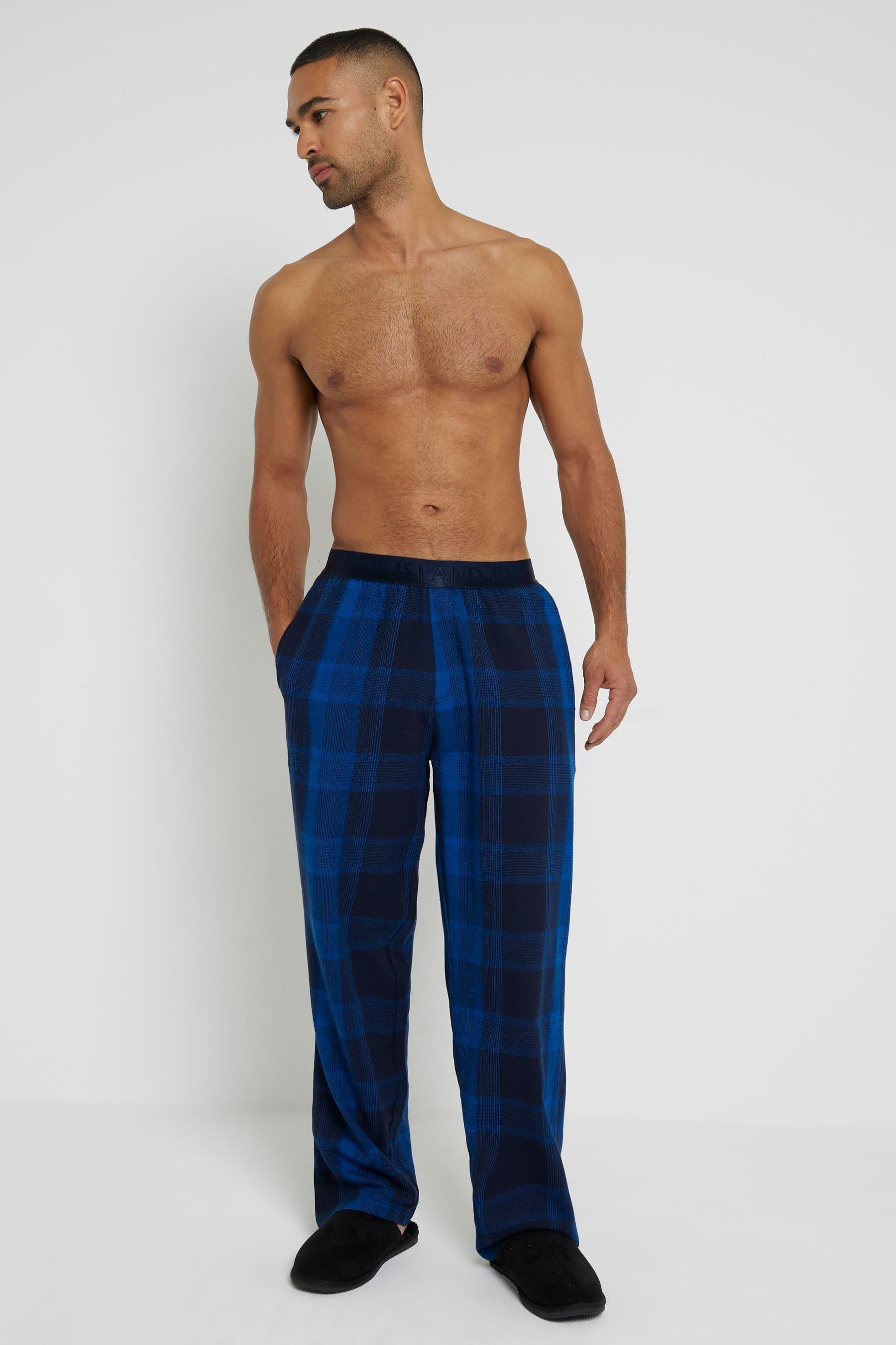River island checkered trousers top