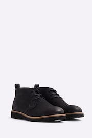 River Island Black Leather Chukka Boots - Image 2 of 4