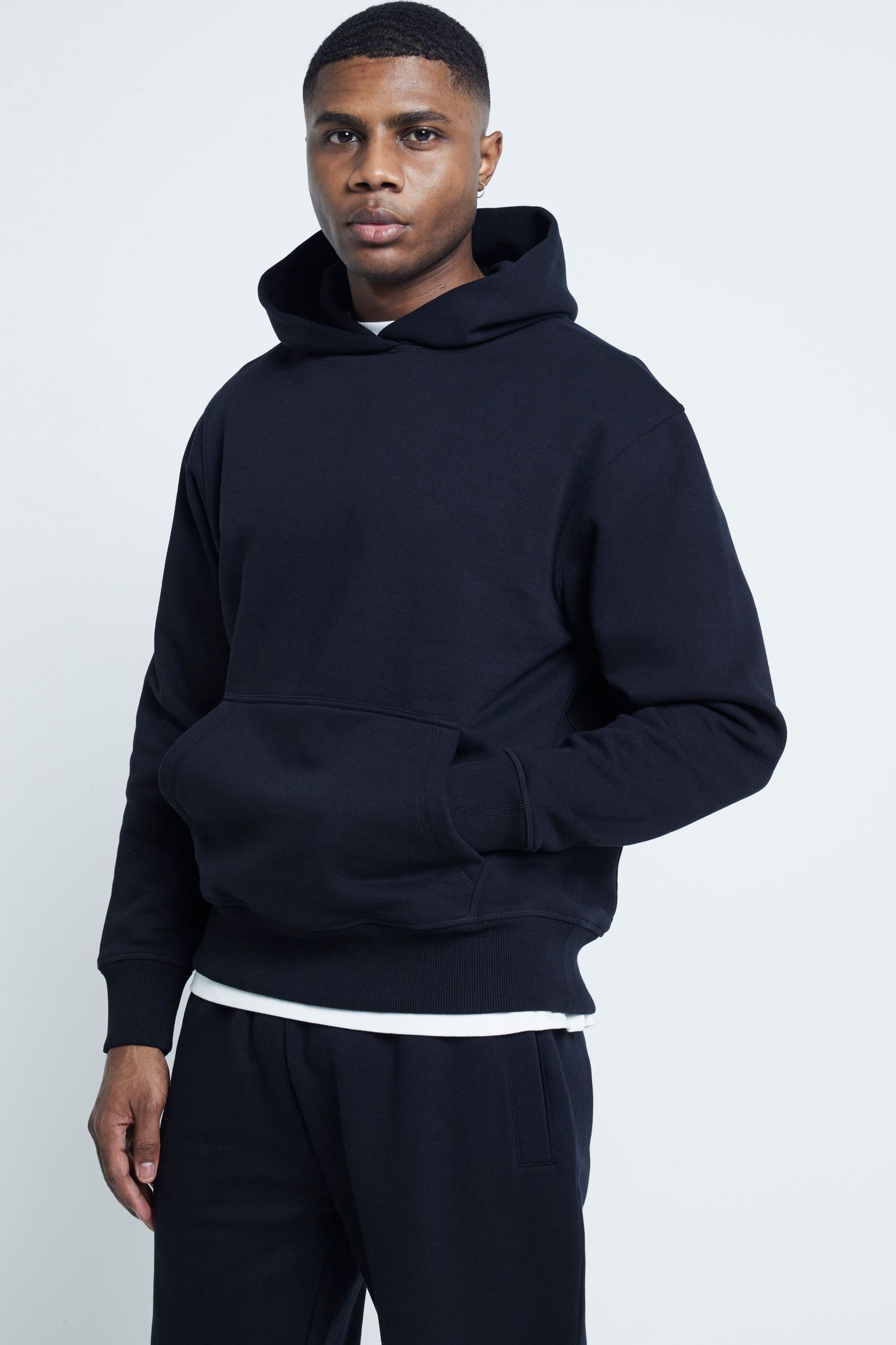 River island black hoodie outlet