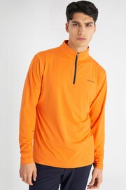 Calvin Klein Golf Blue Newport Half Zip Sweatshirt - Image 1 of 8