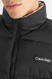 Calvin Klein Golf Winnsboro Padded Black Gilet - Image 4 of 9