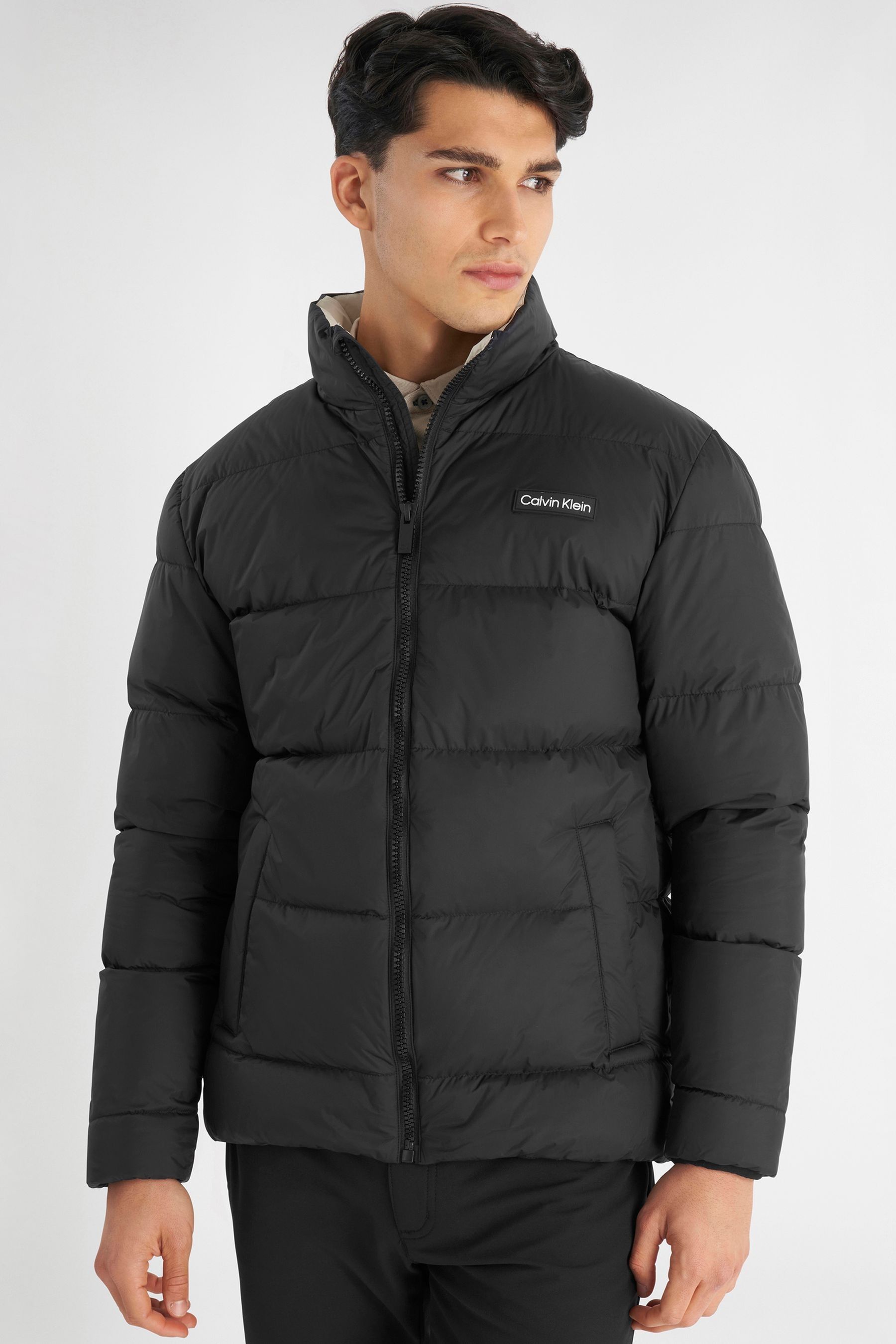Calvin Klein Golf Winnsboro Padded Black Jacket