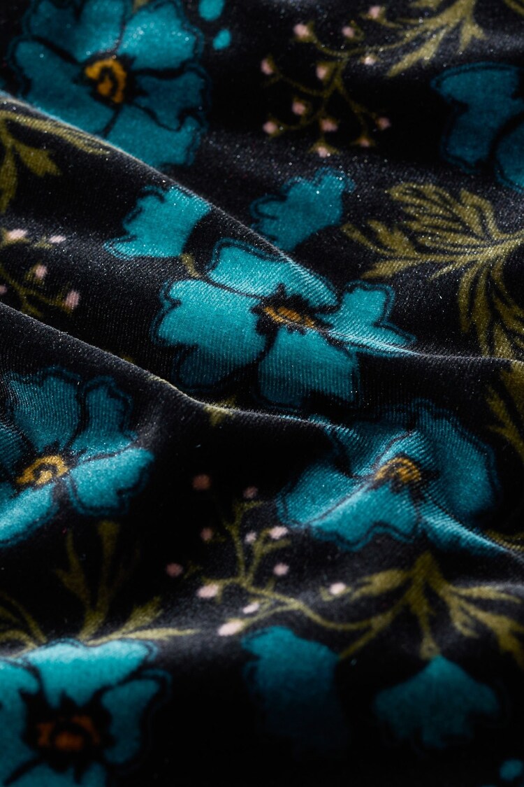 Seasalt Cornwall Black Oak Cottage Velvet Dress - Image 5 of 5