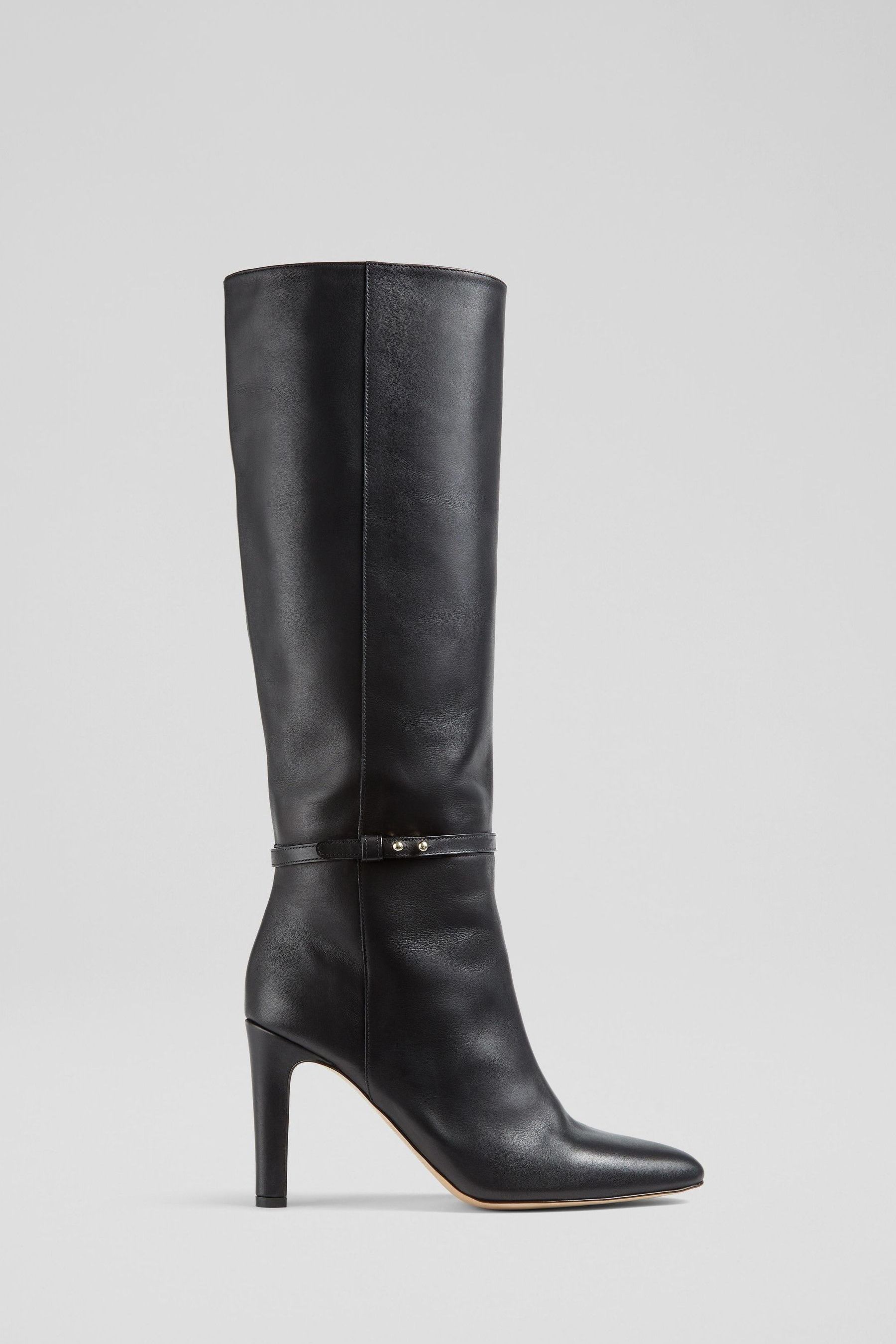 Lk bennett black boots hotsell