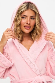 Ann Summers Pink Signature Sparkle Fluffy Robe - Image 4 of 5