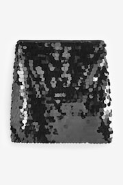 Sosandar Black Statement Sequin Skirt - Image 1 of 1