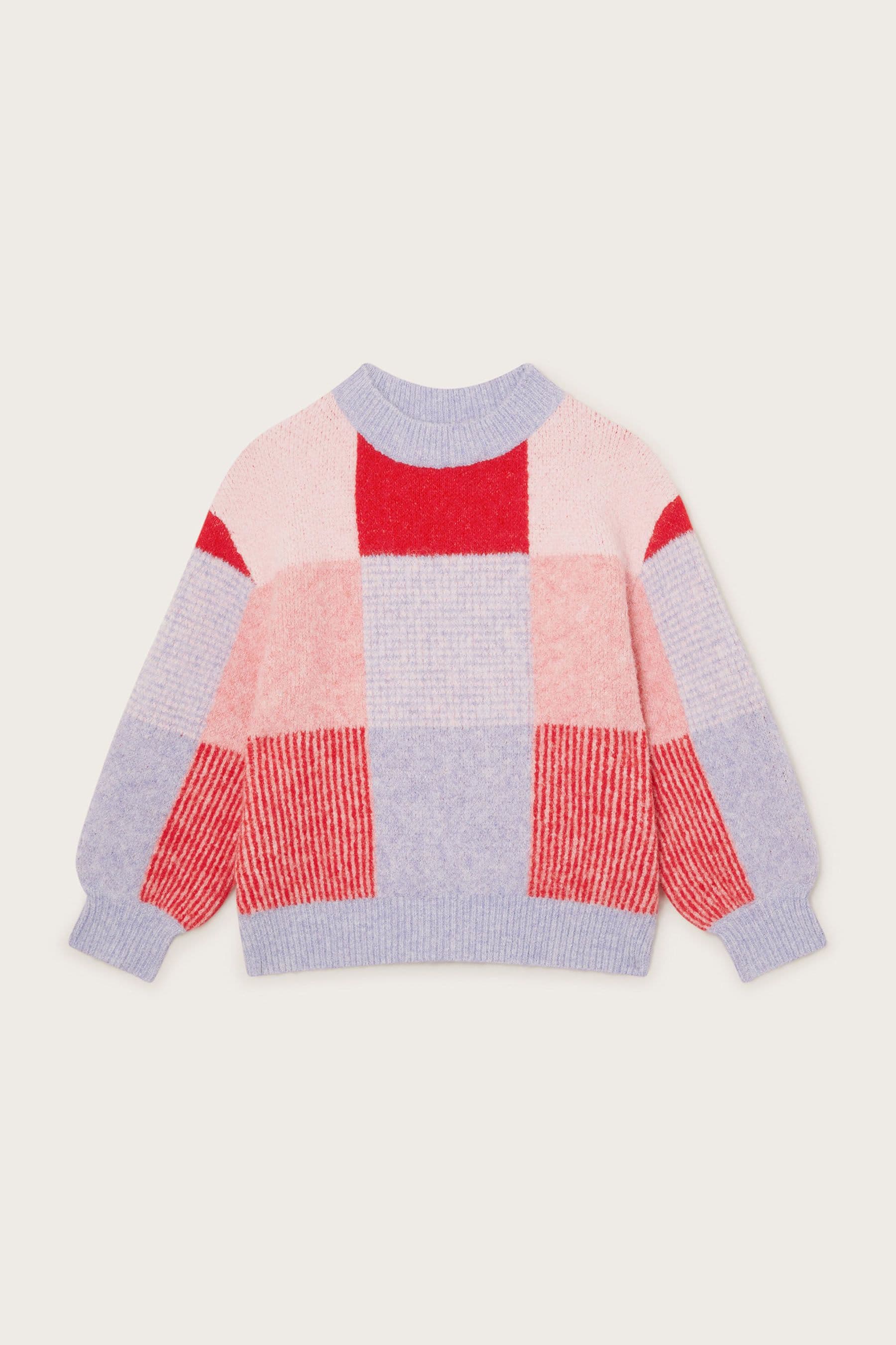 Monsoon Red Check Print Brushed Jumper red price in Dubai UAE Compare Prices