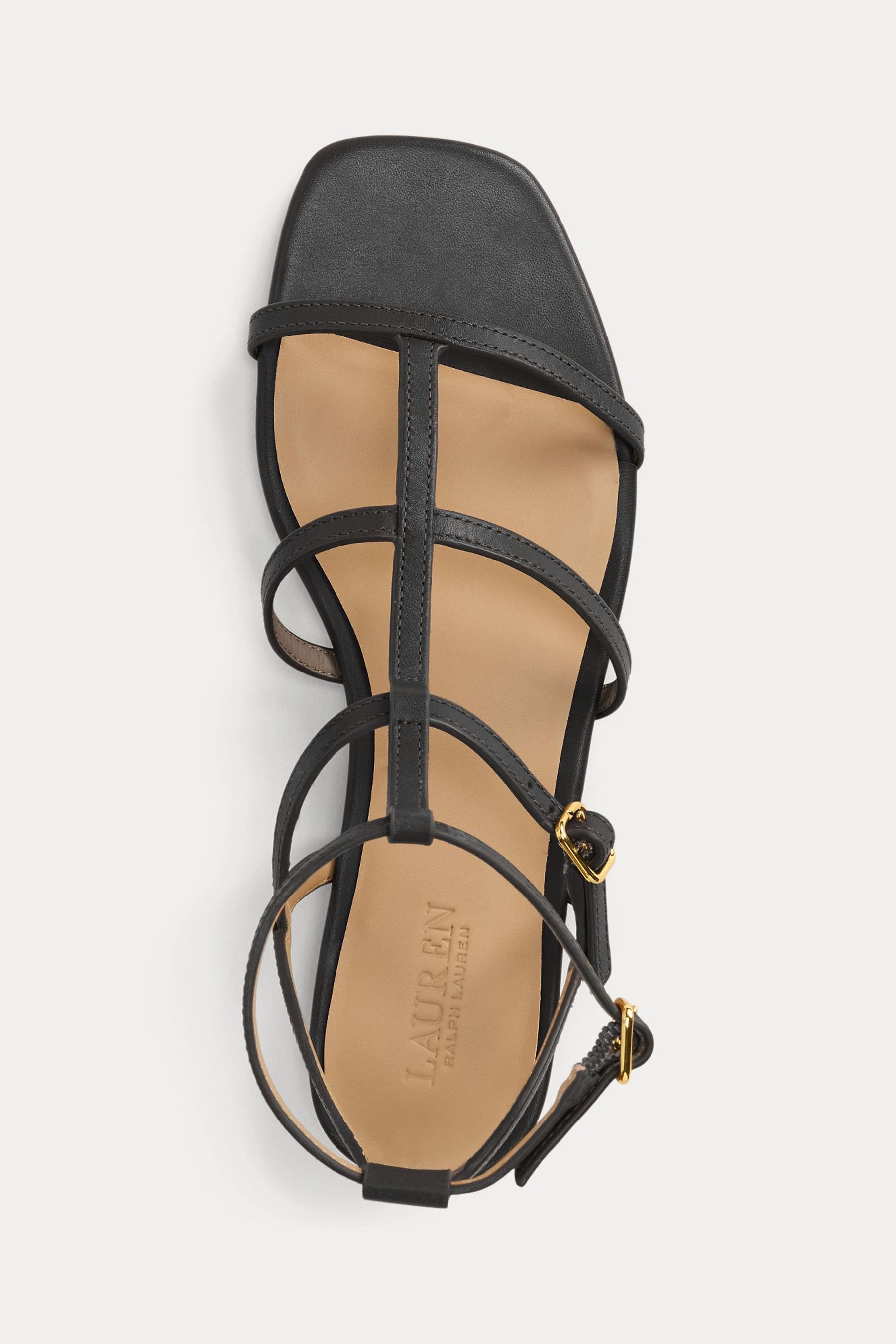 Lauren Ralph Lauren Everley Gladiator Style Leather Sandals