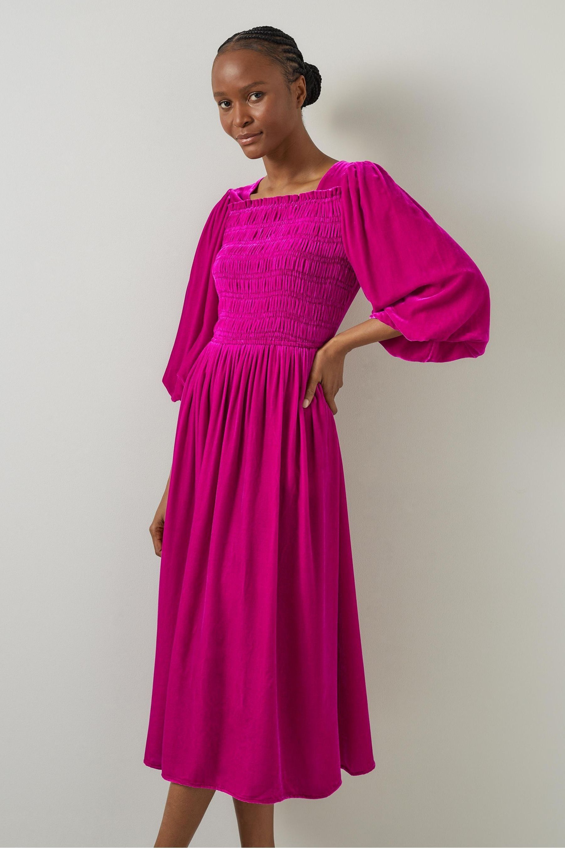 Next magenta dress clearance