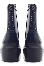 Moda in Pelle Arvert Stud Detailed Sock Ankle Black Boots - Image 3 of 4