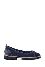 Moda in Pelle Egleton Toe Cap Ballerina Shoes - Image 1 of 2